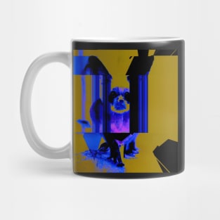 Little One - Glitch Art Surreal Animal Mug